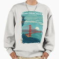 San Francisco California Travel Sweatshirt - Fun Novelty Design for Adults - T-Shirt, Sweatshirt, Hoodie