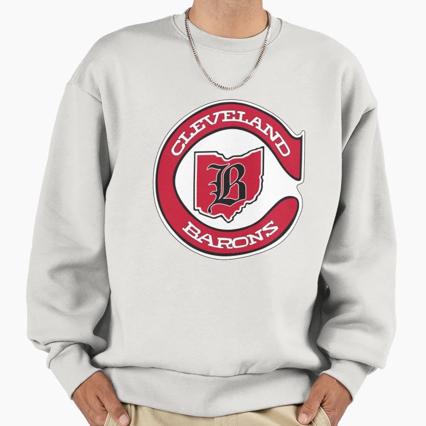 Cleveland Barons Hockey Logo Sweatshirt - Minimalist Print for Adults - T-Shirt, Sweatshirt, Hoodie