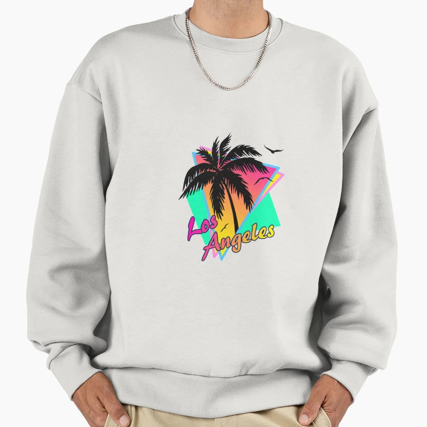 Los Angeles Sweatshirt - Minimalist Print Men Women - T-Shirt, Sweatshirt, Hoodie