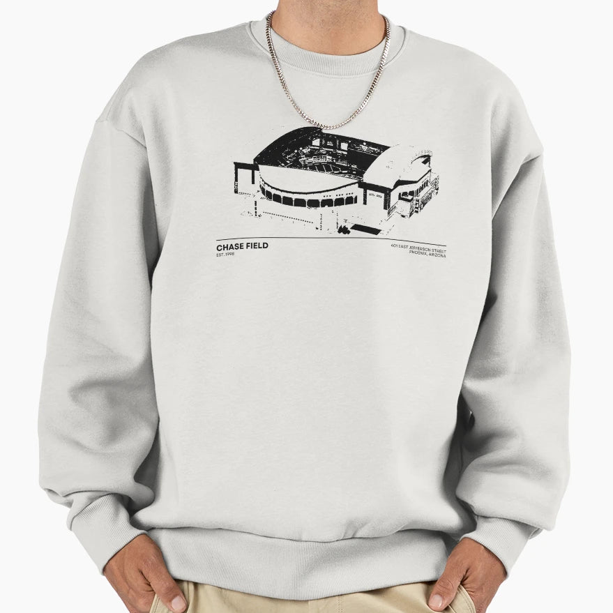 Chase Field Sweatshirt - Fun Novelty Design for Adults - T-Shirt, Sweatshirt, Hoodie