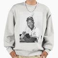 Hammerin Hank Aaron B W Photo Sweatshirt - Custom Art Print for Adults - T-Shirt, Sweatshirt, Hoodie