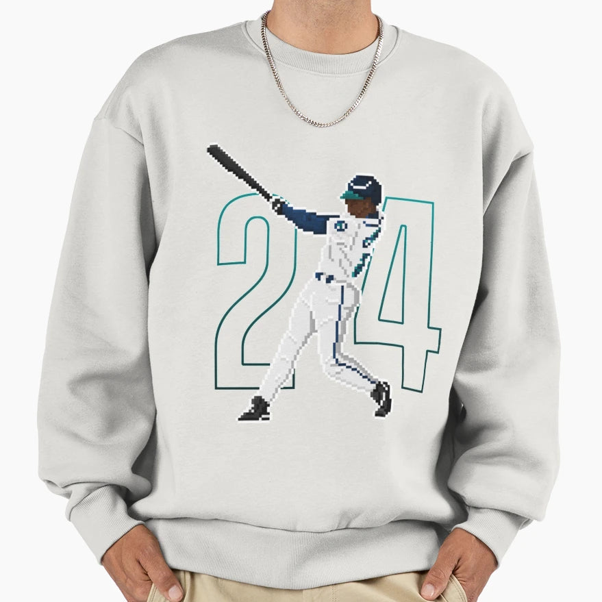 Ken Griffey Jr Sweatshirt - Fun Novelty Design for Adults - T-Shirt, Sweatshirt, Hoodie