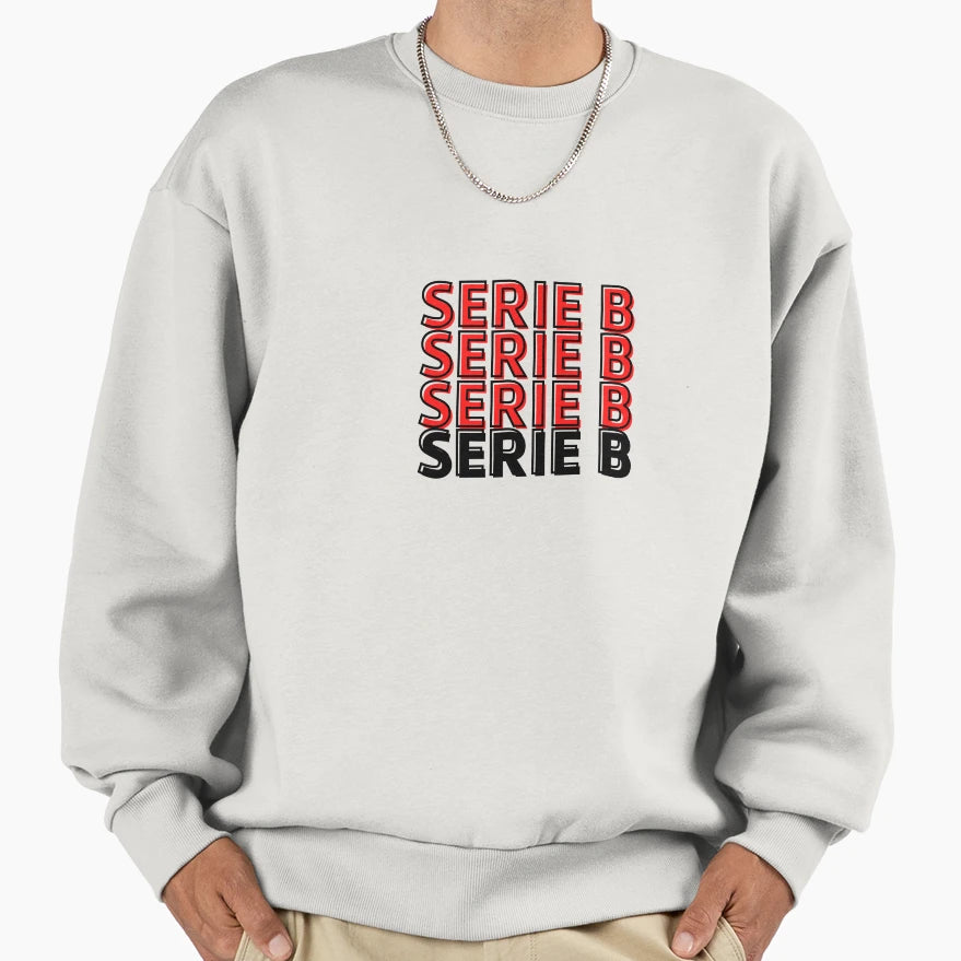 Serie B Milan Sweatshirt - Novelty Apparel for Adults - T-Shirt, Sweatshirt, Hoodie