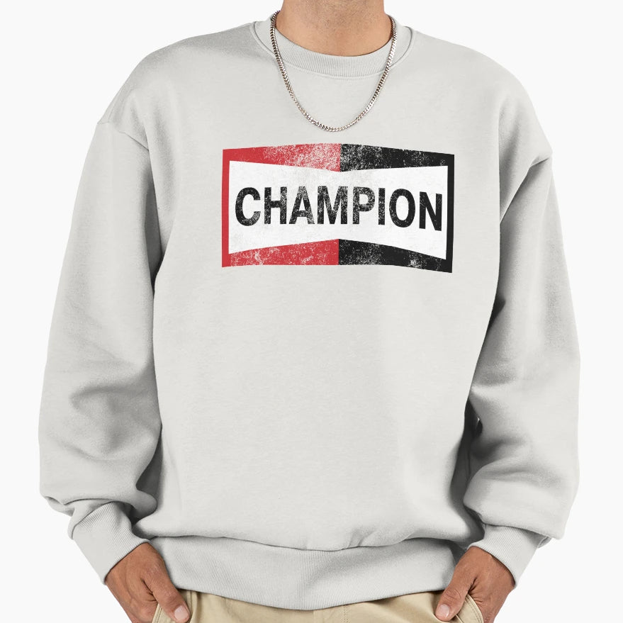 Champion Logo Sweatshirt - Fun Novelty Design for Adults - T-Shirt, Sweatshirt, Hoodie