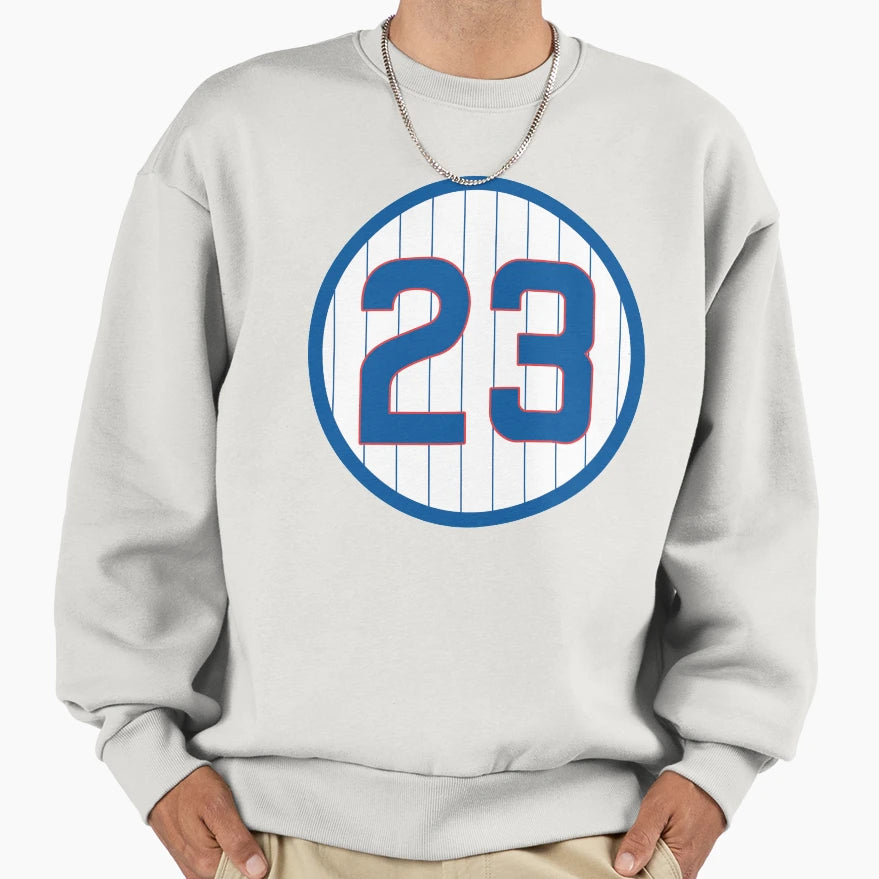 Ryne Sandberg 23 Jersey Number Sweatshirt - Streetwear Style Men Women - T-Shirt, Sweatshirt, Hoodie