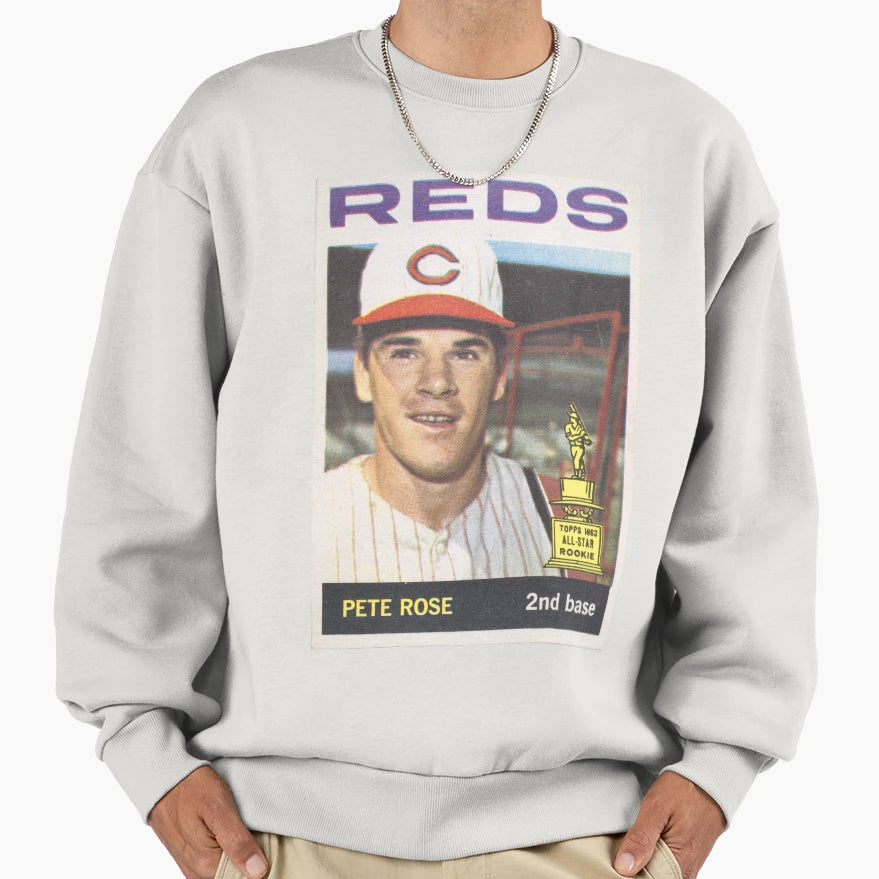 Pete Rose 1964 Rookie All Star Sweatshirt - Fun Novelty Design Men Women - T-Shirt, Sweatshirt, Hoodie