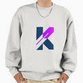 Letter K Feather Logo Sweatshirt - Aesthetic Graphic Men Women - T-Shirt, Sweatshirt, Hoodie