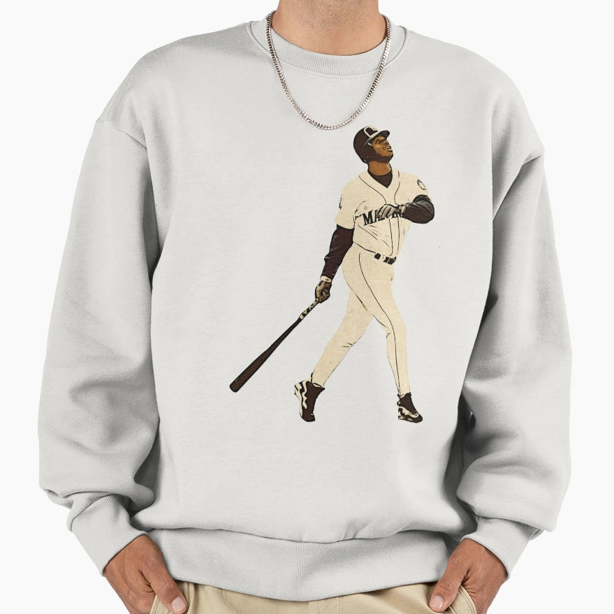 Ken Griffey Jr Baseball Signature Gift Sweatshirt - Graphic Print Men Women - T-Shirt, Sweatshirt, Hoodie