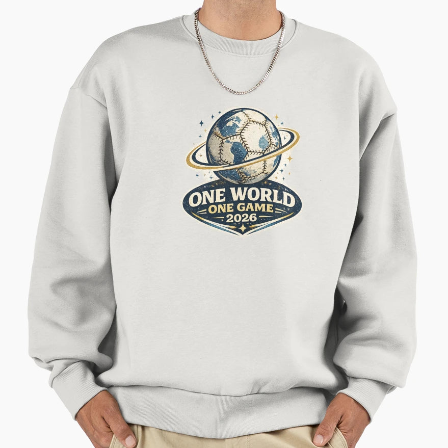 One World One Game 2026 Soccer Sweatshirt - Minimalist Print Men Women - T-Shirt, Sweatshirt, Hoodie