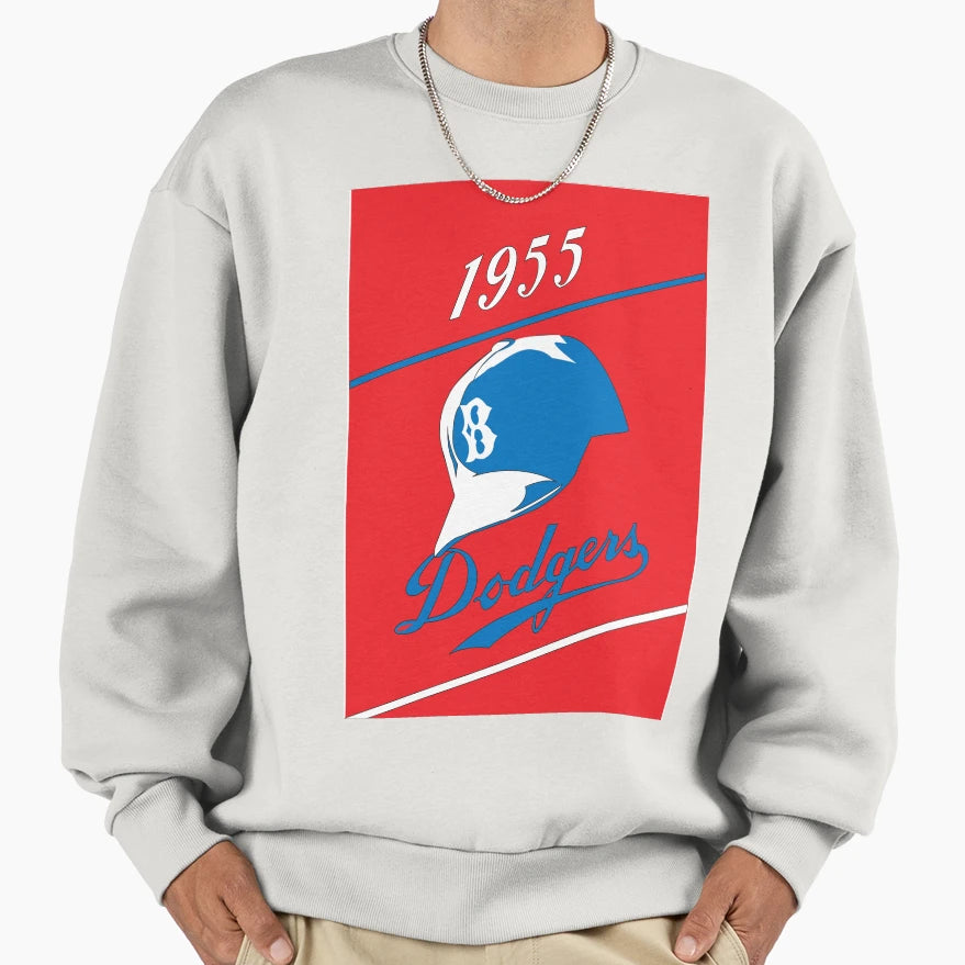 1955 Brooklyn Dodgers Sweatshirt - Custom Art Print for Adults - T-Shirt, Sweatshirt, Hoodie