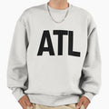 Atl Atlanta Black Ink Sweatshirt - Minimalist Print for Adults - T-Shirt, Sweatshirt, Hoodie