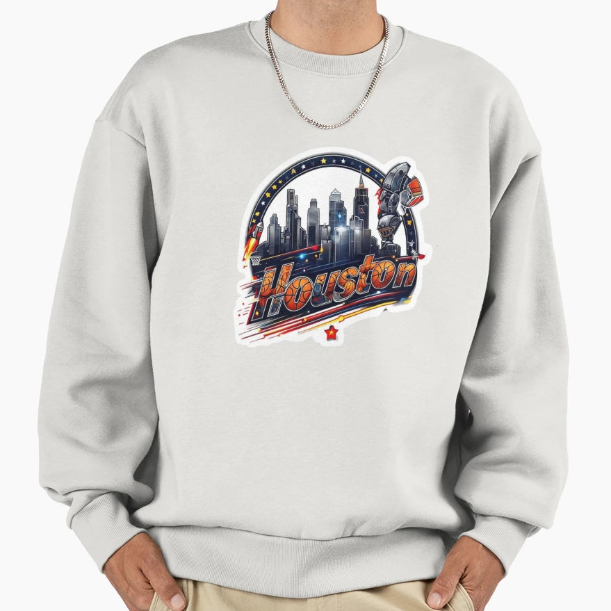 Houston Hoopcore Trendy Best Sweatshirt - Casual Everyday Wear Men Women - T-Shirt, Sweatshirt, Hoodie