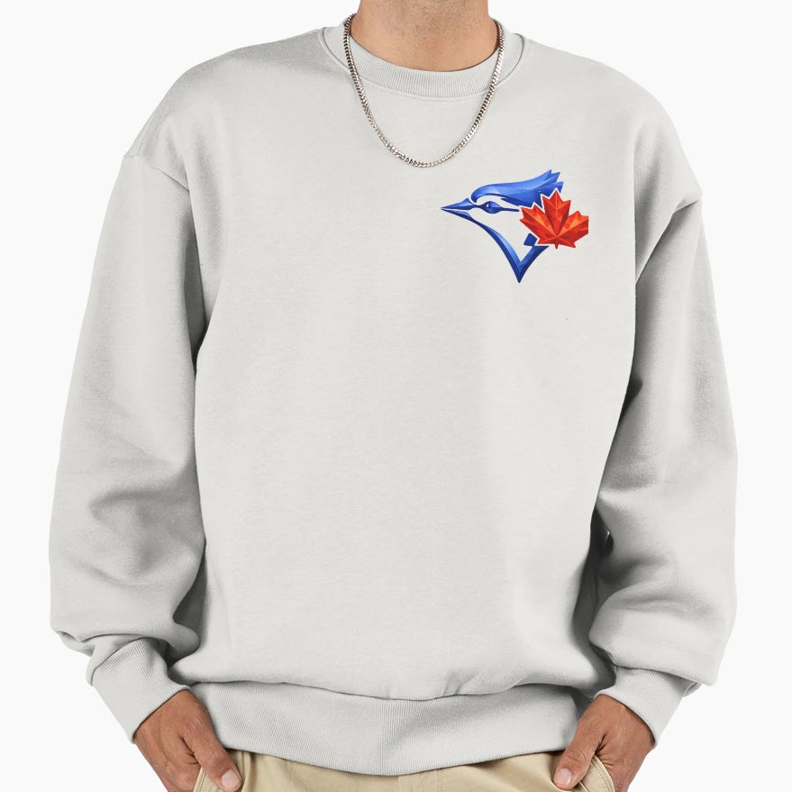 Geometric Blue Jay Logo Sweatshirt - Minimalist Print Men Women - T-Shirt, Sweatshirt, Hoodie