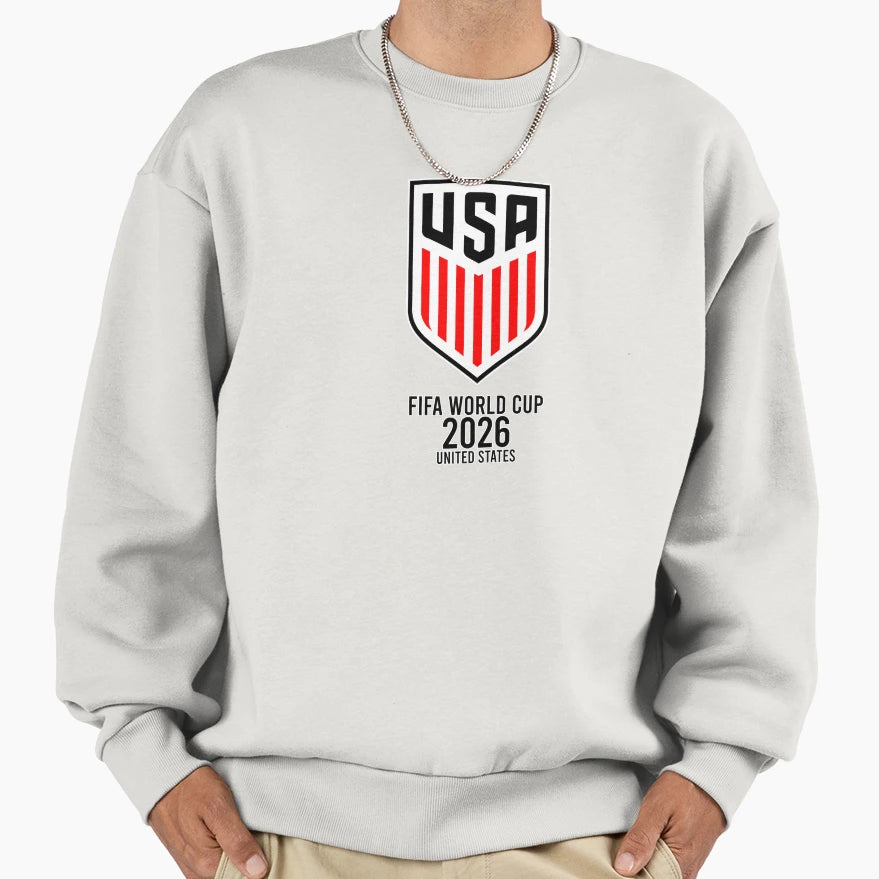 Usa United States Fifa 2026 02 Sweatshirt - Trendy Graphic Unisex - T-Shirt, Sweatshirt, Hoodie