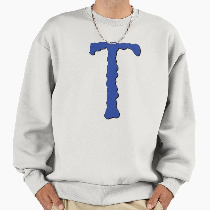 T Letter Letter T Sweatshirt - Casual Everyday Wear Men Women - T-Shirt, Sweatshirt, Hoodie