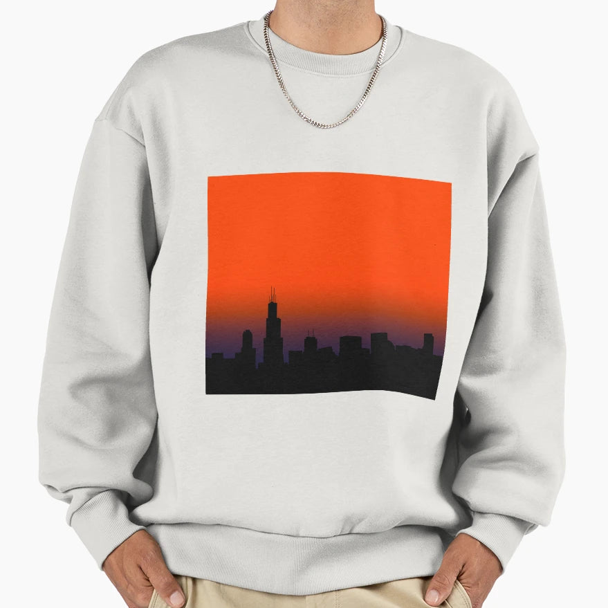 Chicago Skyline Sweatshirt - Novelty Apparel for Adults - T-Shirt, Sweatshirt, Hoodie