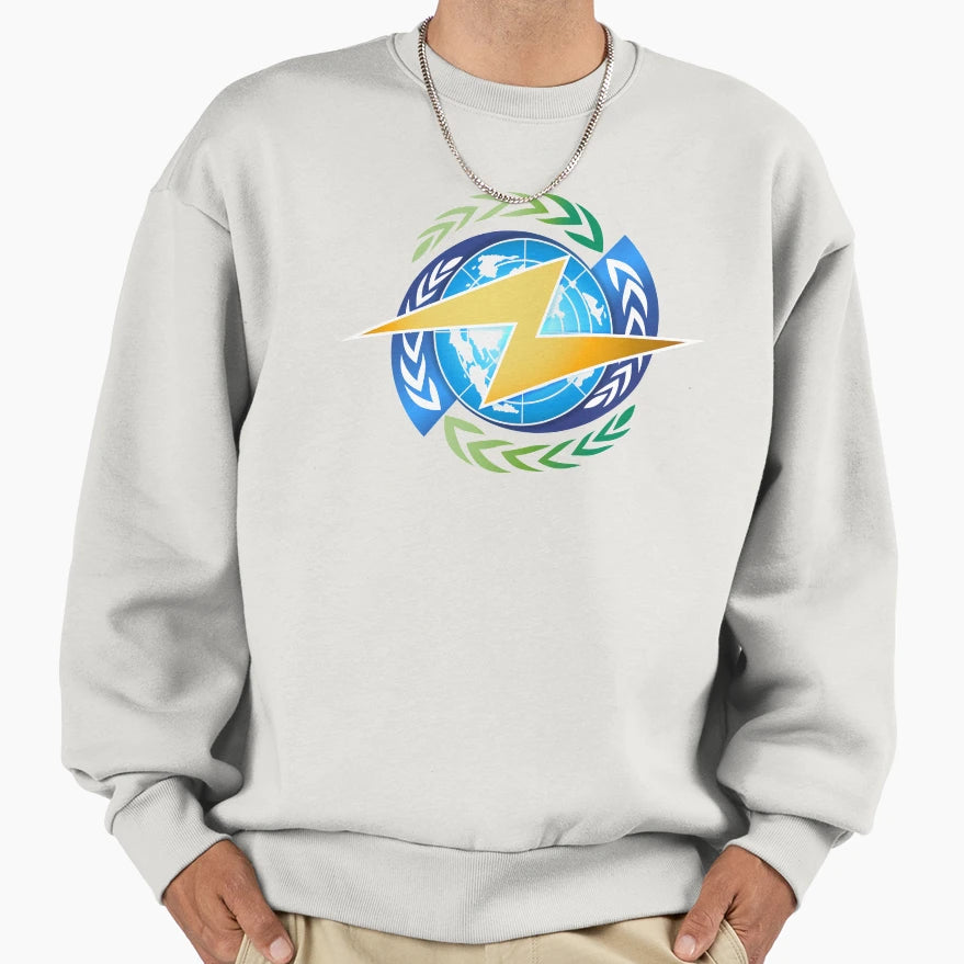 Planet Zi Republic Emblem Sweatshirt - Aesthetic Graphic for Adults - T-Shirt, Sweatshirt, Hoodie
