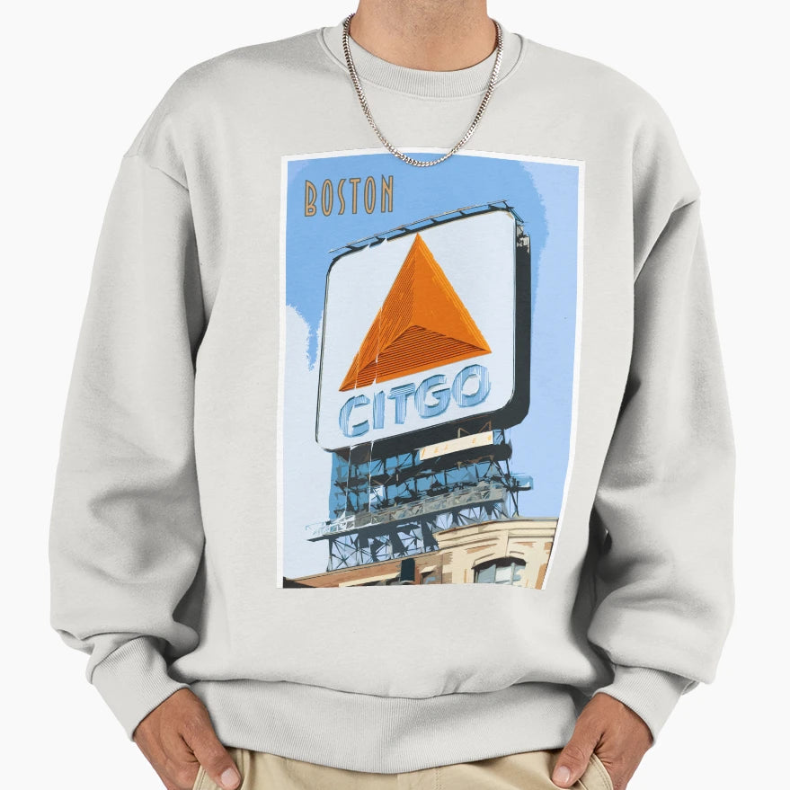 Citgo Sign Boston Ma Sweatshirt - Novelty Apparel for Adults - T-Shirt, Sweatshirt, Hoodie