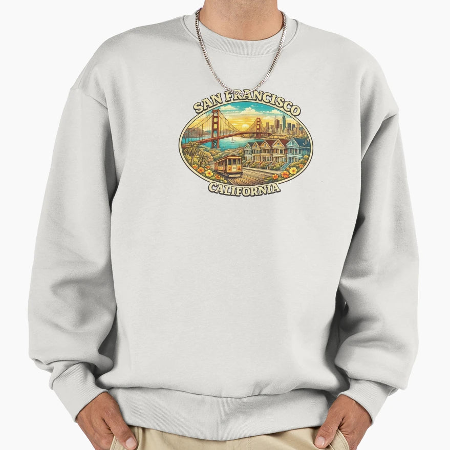 San Francisco Sweatshirt - Novelty Apparel Unisex - T-Shirt, Sweatshirt, Hoodie