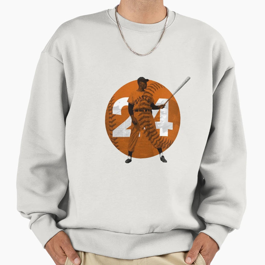 Willie Mays Legend Sweatshirt - Graphic Print Men Women - T-Shirt, Sweatshirt, Hoodie