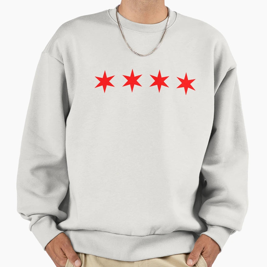 Chicago Stars Sweatshirt - Fun Novelty Design Unisex - T-Shirt, Sweatshirt, Hoodie