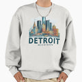 Detroit Michigan Watercolor Sweatshirt - Aesthetic Graphic Unisex - T-Shirt, Sweatshirt, Hoodie