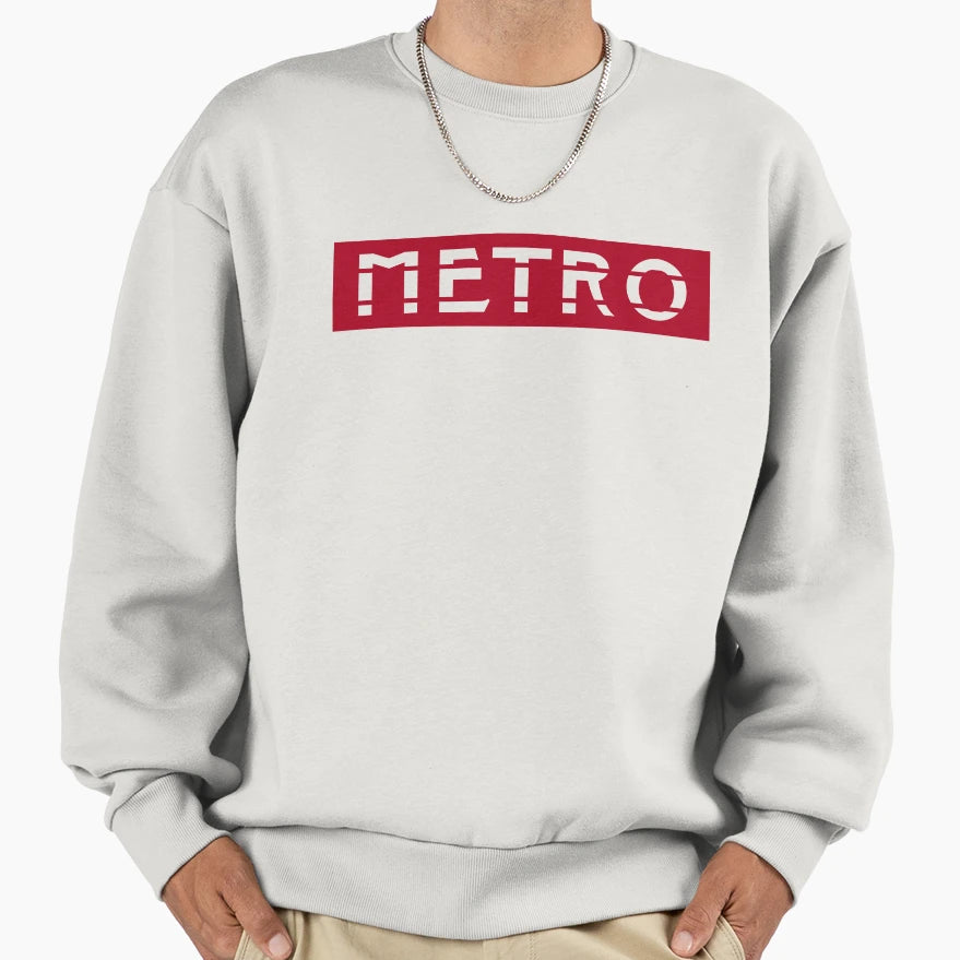 Paris Metro Sign Sweatshirt - Streetwear Style Unisex - T-Shirt, Sweatshirt, Hoodie
