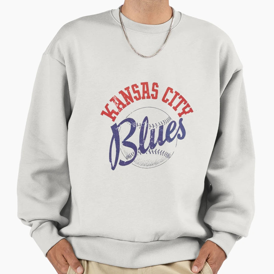 Kansas City Blues Sweatshirt - Aesthetic Graphic Unisex - T-Shirt, Sweatshirt, Hoodie