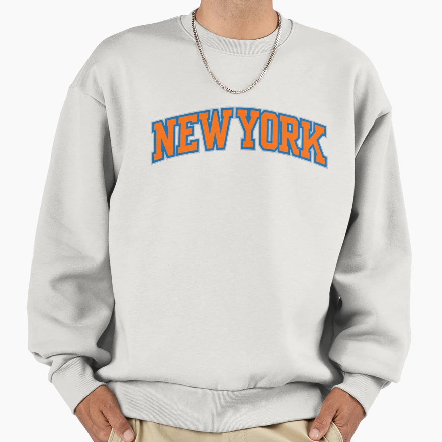 New York Ny Basketball Sweatshirt - Minimalist Print Men Women - T-Shirt, Sweatshirt, Hoodie