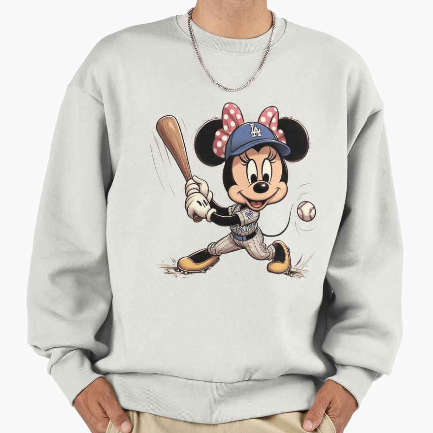 Minnie Mouse Strikes Out Sweatshirt - Streetwear Style Men Women - T-Shirt, Sweatshirt, Hoodie