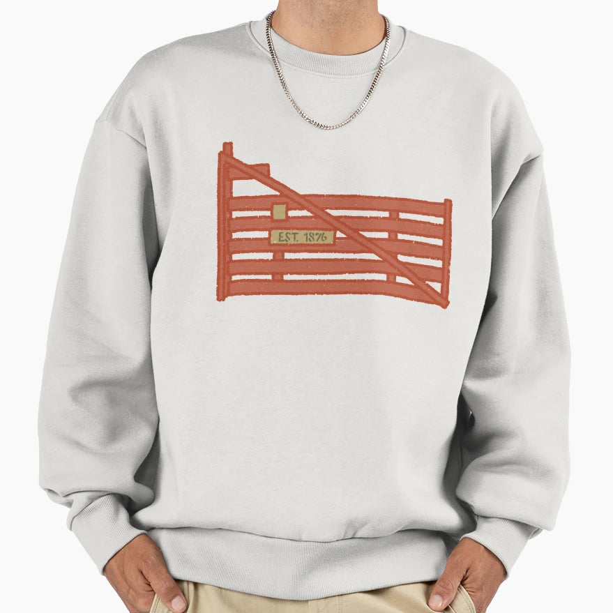 Red Gate 1876 Sweatshirt - Casual Everyday Wear for Adults - T-Shirt, Sweatshirt, Hoodie