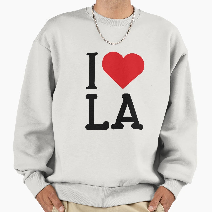 I Love La I Heart La I Love Los Sweatshirt - Minimalist Print Unisex - T-Shirt, Sweatshirt, Hoodie