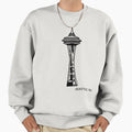 Seattle Washingtons Space Needle Sweatshirt - Minimalist Print for Adults - T-Shirt, Sweatshirt, Hoodie