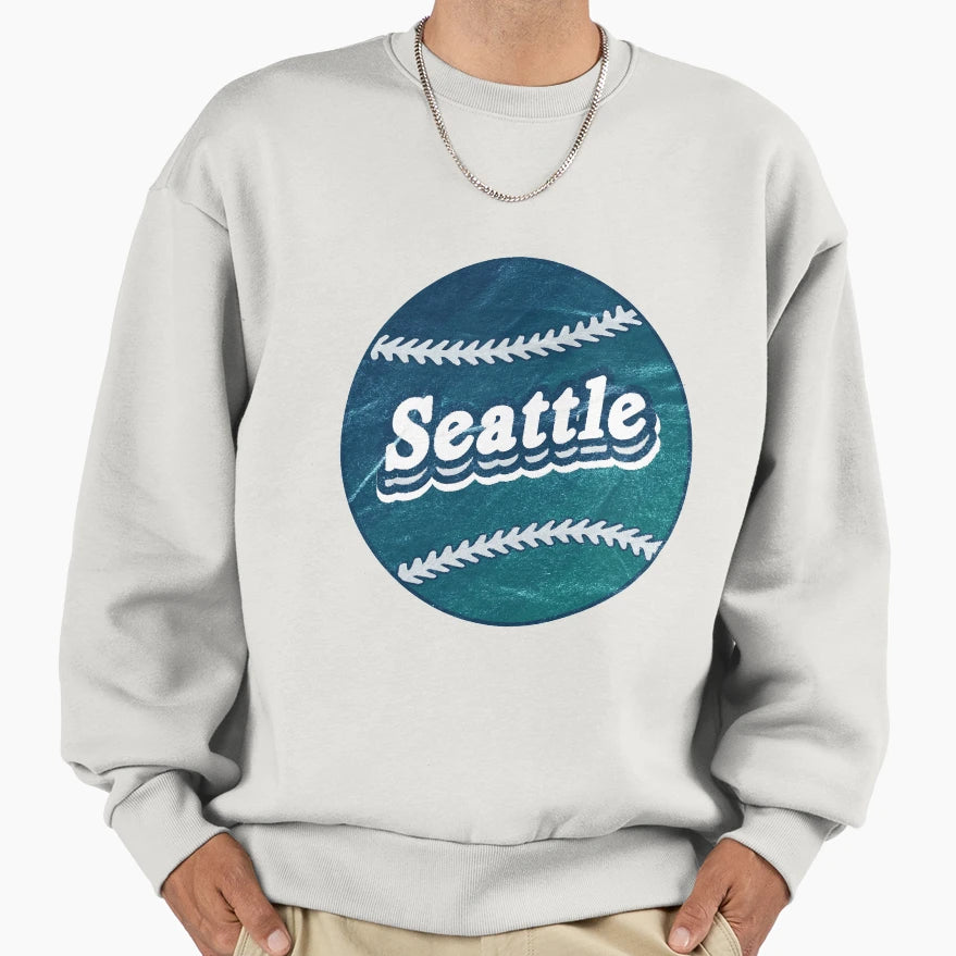 Seattle Baseball Sweatshirt - Streetwear Style Men Women - T-Shirt, Sweatshirt, Hoodie
