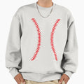 Baseball Stitches Backpack Sweatshirt - Casual Everyday Wear Men Women - T-Shirt, Sweatshirt, Hoodie