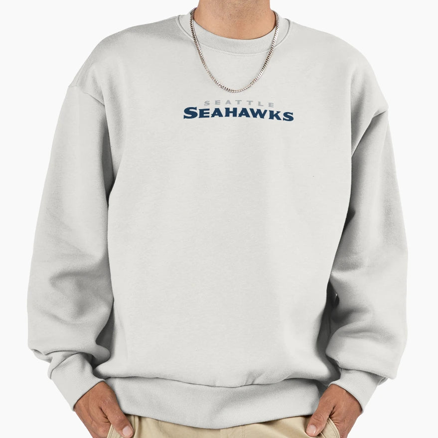 Seahawks Wordmark Sweatshirt - Custom Art Print Unisex - T-Shirt, Sweatshirt, Hoodie
