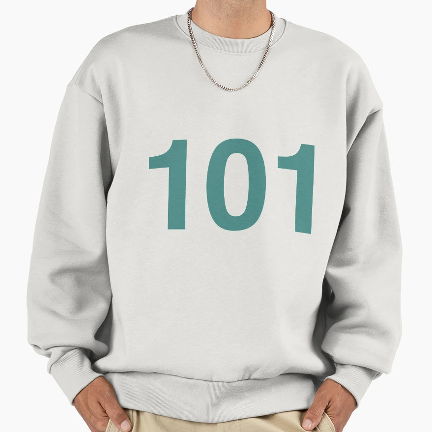 Player 101 Halloween Costume Green Sweatshirt - Minimalist Print Unisex - T-Shirt, Sweatshirt, Hoodie