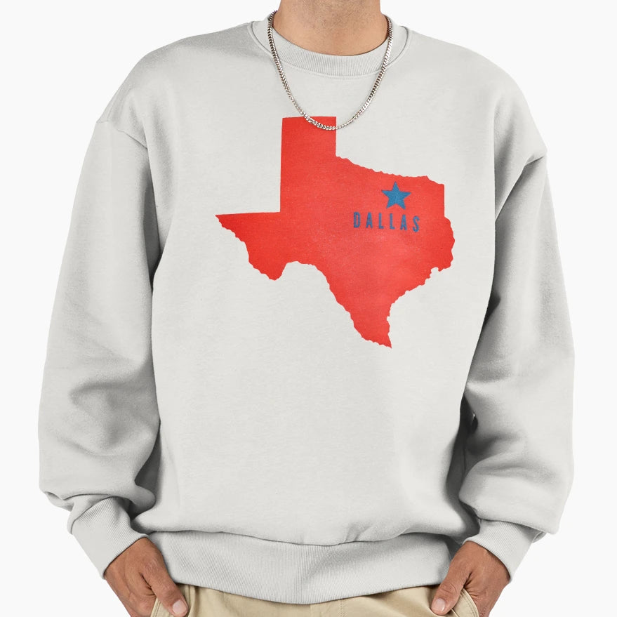 Dallas Texas Sweatshirt - Casual Everyday Wear Men Women - T-Shirt, Sweatshirt, Hoodie