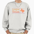 League Texas City Marked State Map Sweatshirt - Novelty Apparel for Adults - T-Shirt, Sweatshirt, Hoodie