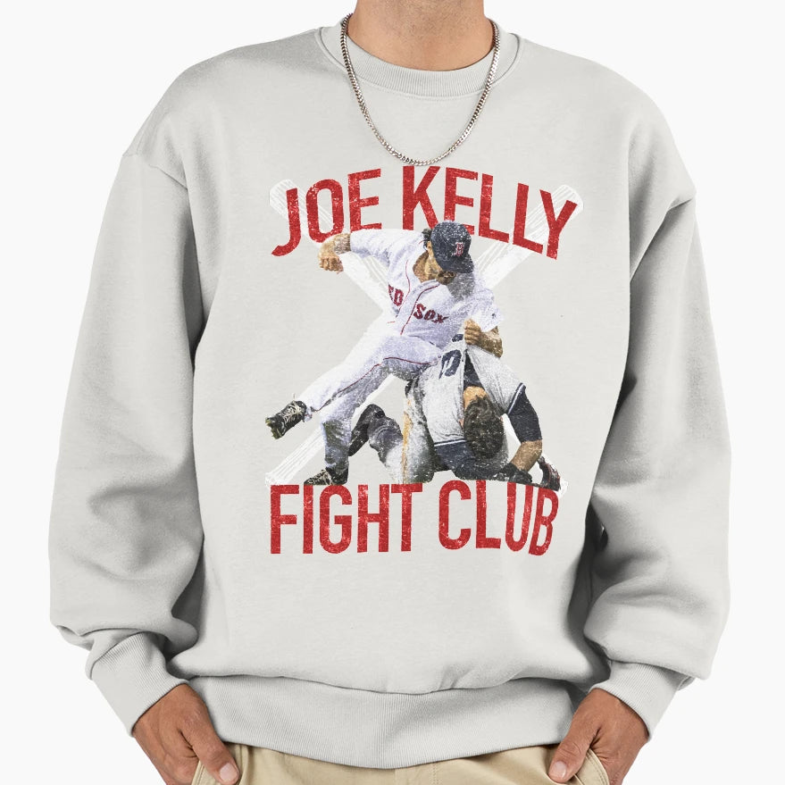 Joe Kelly Fight Boston Baseball Sweatshirt - Custom Art Print for Adults - T-Shirt, Sweatshirt, Hoodie