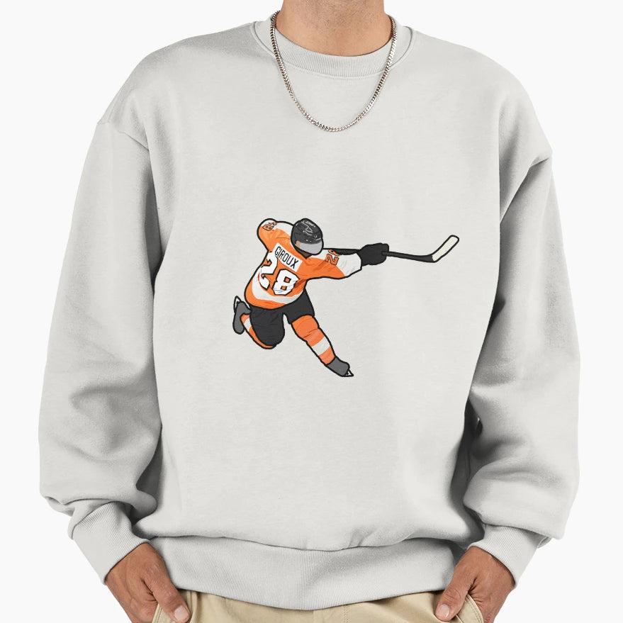 Claude Giroux Sweatshirt - Graphic Print for Adults - T-Shirt, Sweatshirt, Hoodie