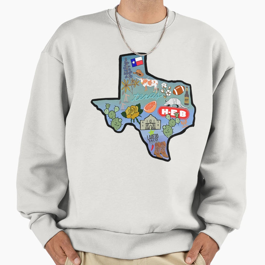 Texas Pride Sweatshirt - Trendy Graphic for Adults - T-Shirt, Sweatshirt, Hoodie