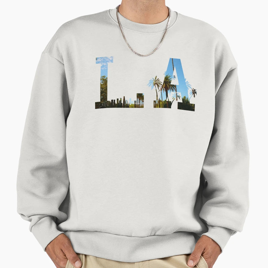 Los Angeles Love City Pride Sweatshirt - Casual Everyday Wear Men Women - T-Shirt, Sweatshirt, Hoodie
