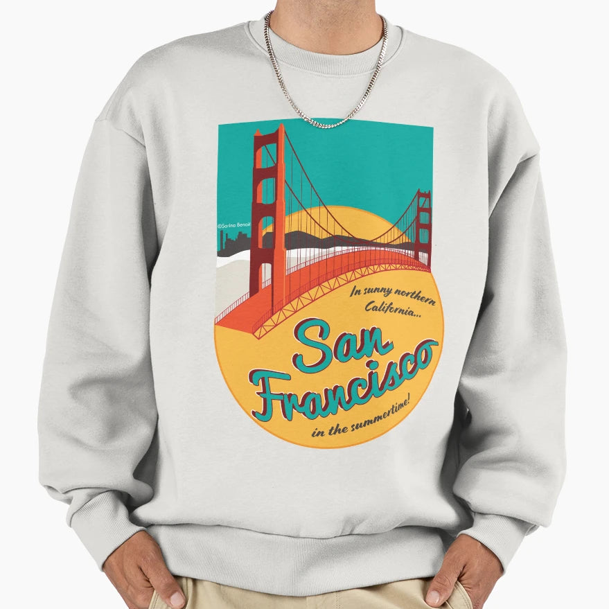 San Francisco Sweatshirt - Fun Novelty Design for Adults - T-Shirt, Sweatshirt, Hoodie