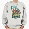 Atlanta Sweatshirt - Minimalist Print Men Women - T-Shirt, Sweatshirt, Hoodie