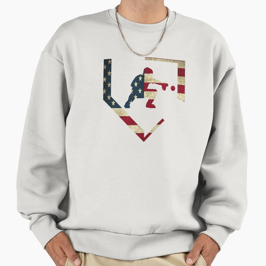 High School Baseball Catcher Gear Sweatshirt - Unique Graphic for Adults - T-Shirt, Sweatshirt, Hoodie