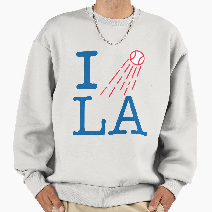 I Love Lad White Sweatshirt - Fun Novelty Design for Adults - T-Shirt, Sweatshirt, Hoodie