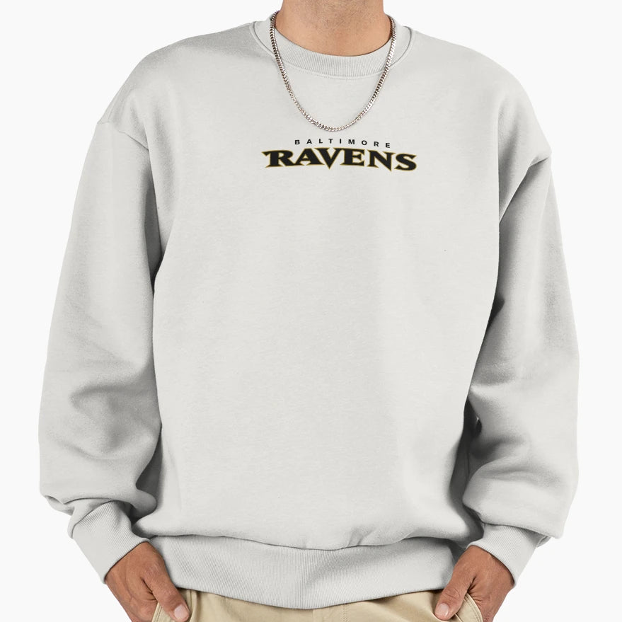 Ravens Wordmark Sweatshirt - Graphic Print for Adults - T-Shirt, Sweatshirt, Hoodie