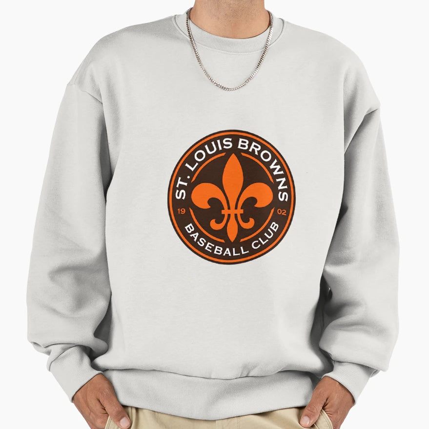St Louis Browns Logo Sweatshirt - Minimalist Print for Adults - T-Shirt, Sweatshirt, Hoodie