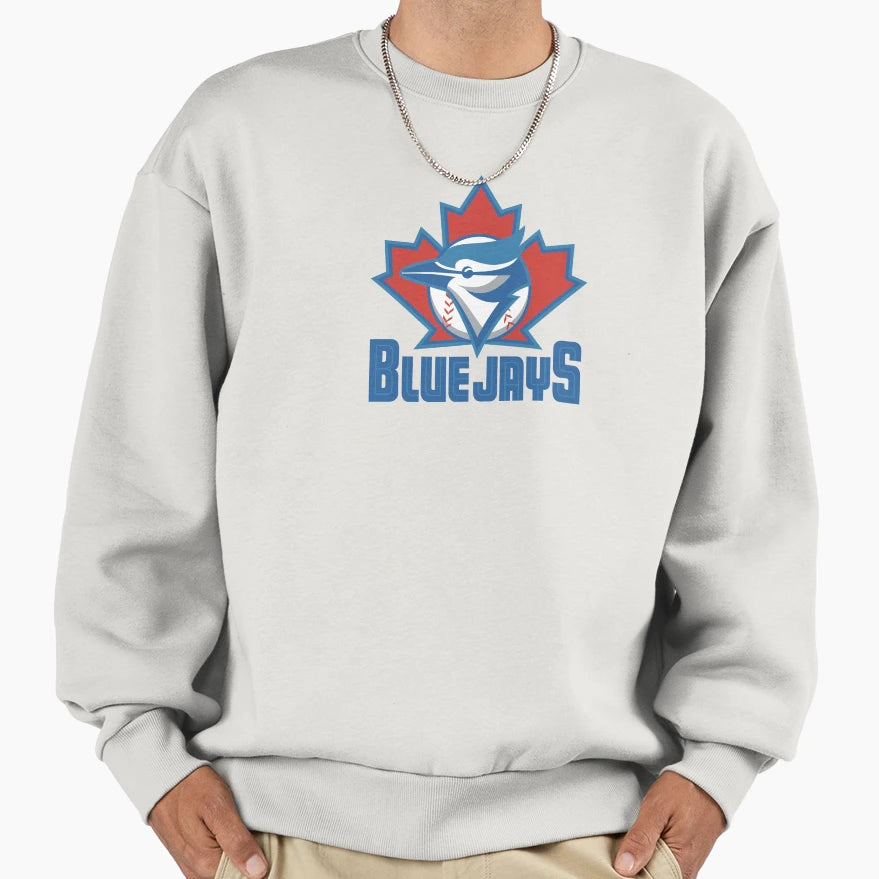 Leafs Blue Wing Birds Sweatshirt - Aesthetic Graphic for Adults - T-Shirt, Sweatshirt, Hoodie